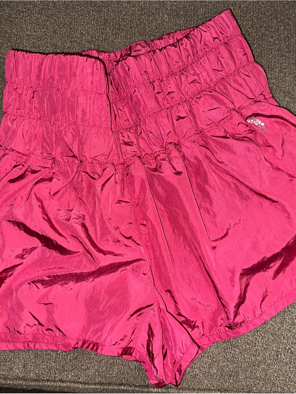 Free People Hot Pink Fuchsia Running Shorts Built In Liner Women’s